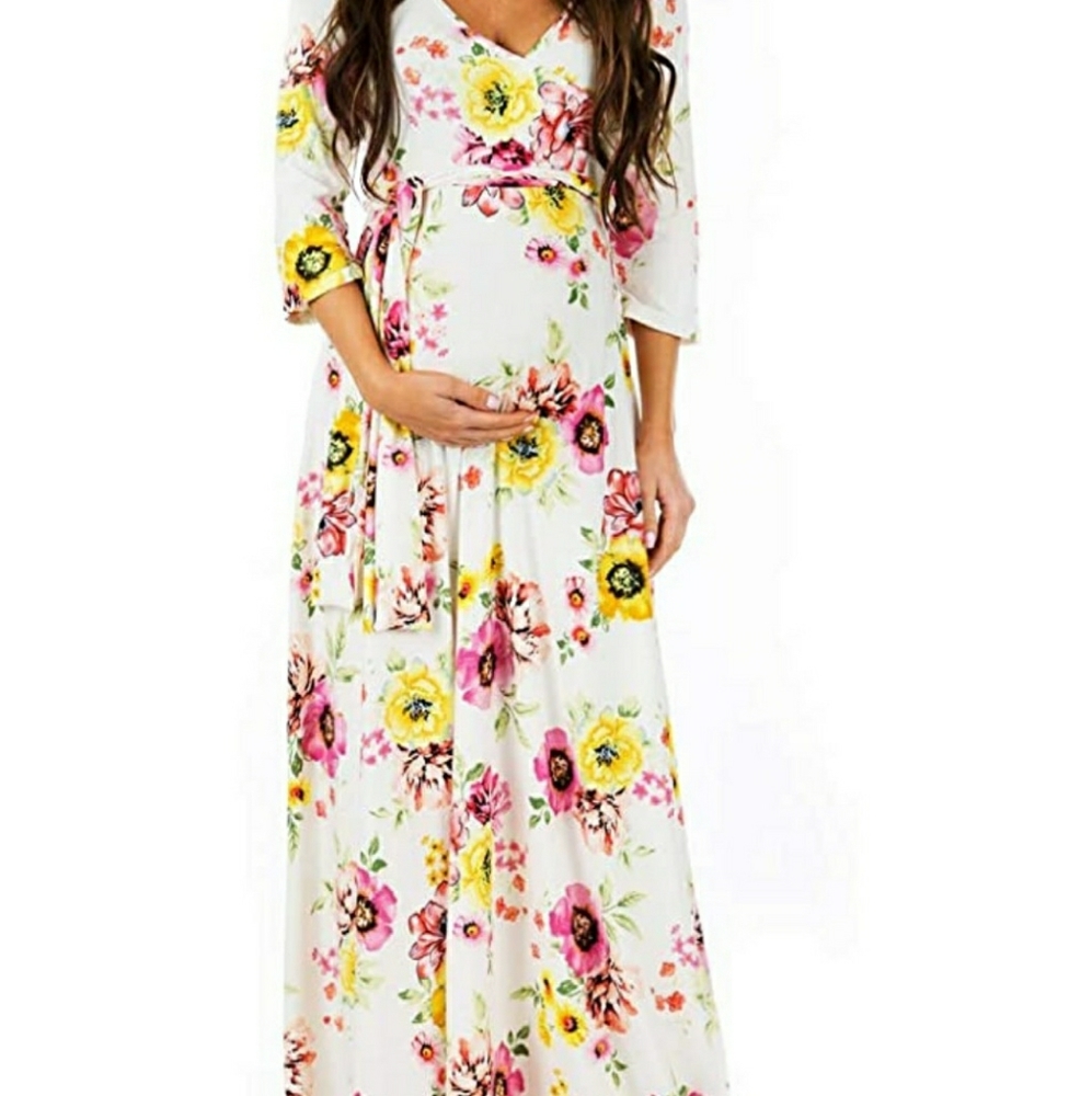 Maternity Floral Dress